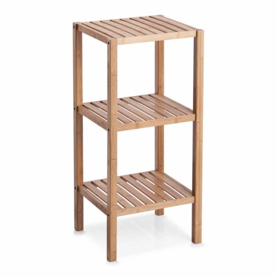 Zeller 13574 Free-Standing Shelf Unit with 3 Shelves 37 x 33 x 80 Bamboo