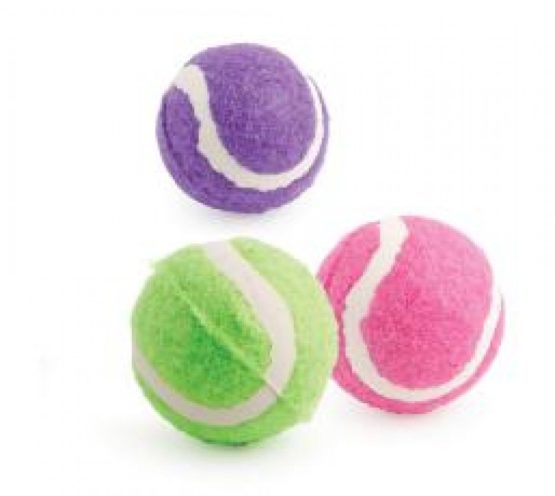Ancol Small Bite Tennis Ball Assorted, 4.5 cm