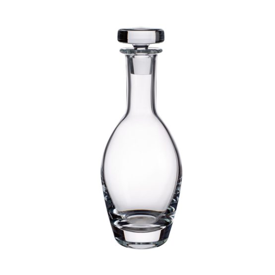 Villeroy & Boch Scotch Whisky Carafe No. 2, Crystal Decanter with Glass Stopper for Serving and Storing Brandy, 750 ml
