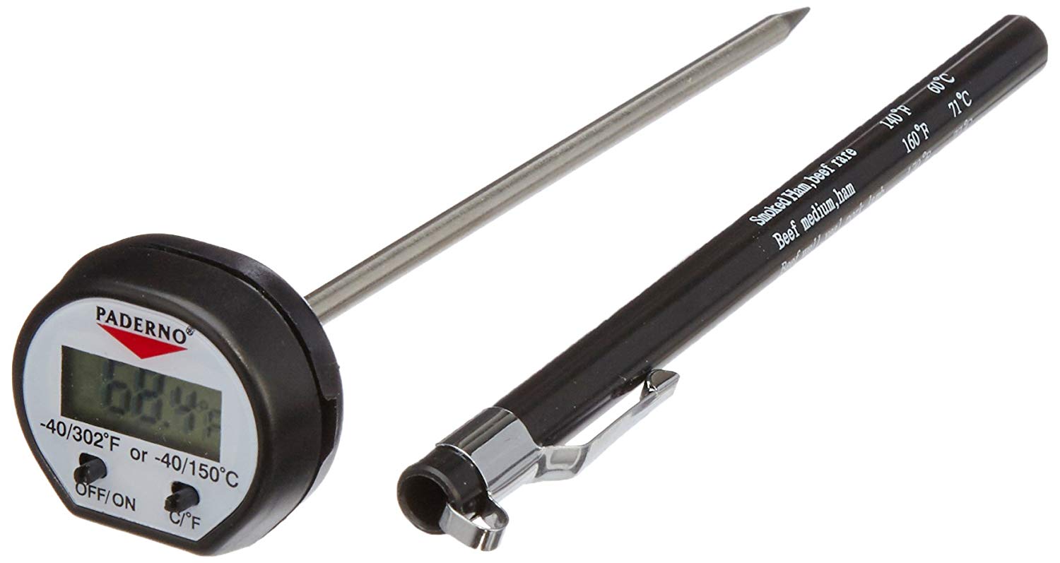 Paderno Thermomètre de poche, Black