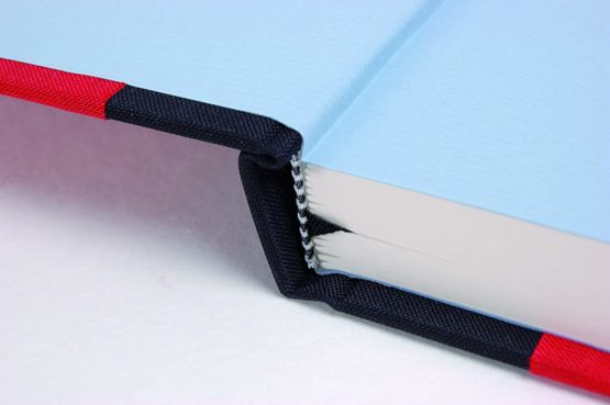 Clairefontaine Canvas Cover Album, A5, 180 g, 60 Pages - Red Cover - Image 3