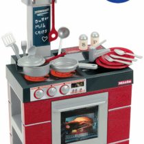 Theo Klein 9044 Miele Compact Kitchen I Children's Play Kitchen with Oven, Sink and Lots of Accessories I Children Can Play on Both Sides I Dimensions: 28 cm x 47 cm x 88.5 cm
