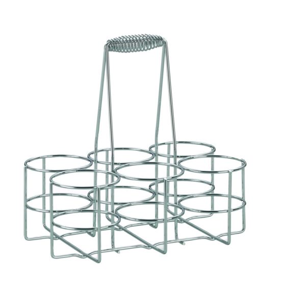 kela Bottle Holder, Metal, Silver, 31 x 31 x 21 cm - Image 2