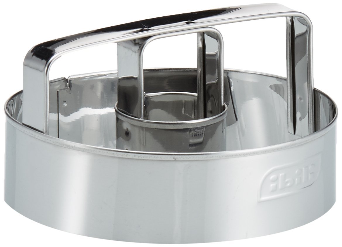 Ibili 709209 - Cortador Rosco de san blas, 9 centímetros, Silver, 9 cm