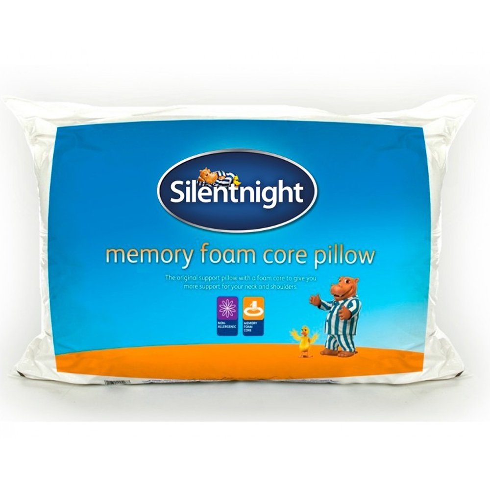 Silentnight Impress Memory Core Pillow, White, 346900GE, 1 Count (Pack of 1)