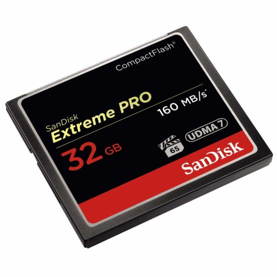 SanDisk Extreme Pro 32 GB 160 MB/s Compact Flash Memory Card - Black/Gold/Red - Image 2