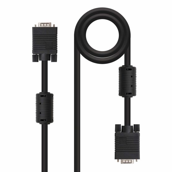 Cable SVGA FERRITA HDB15/M-HDB15/M 15MTS NANO