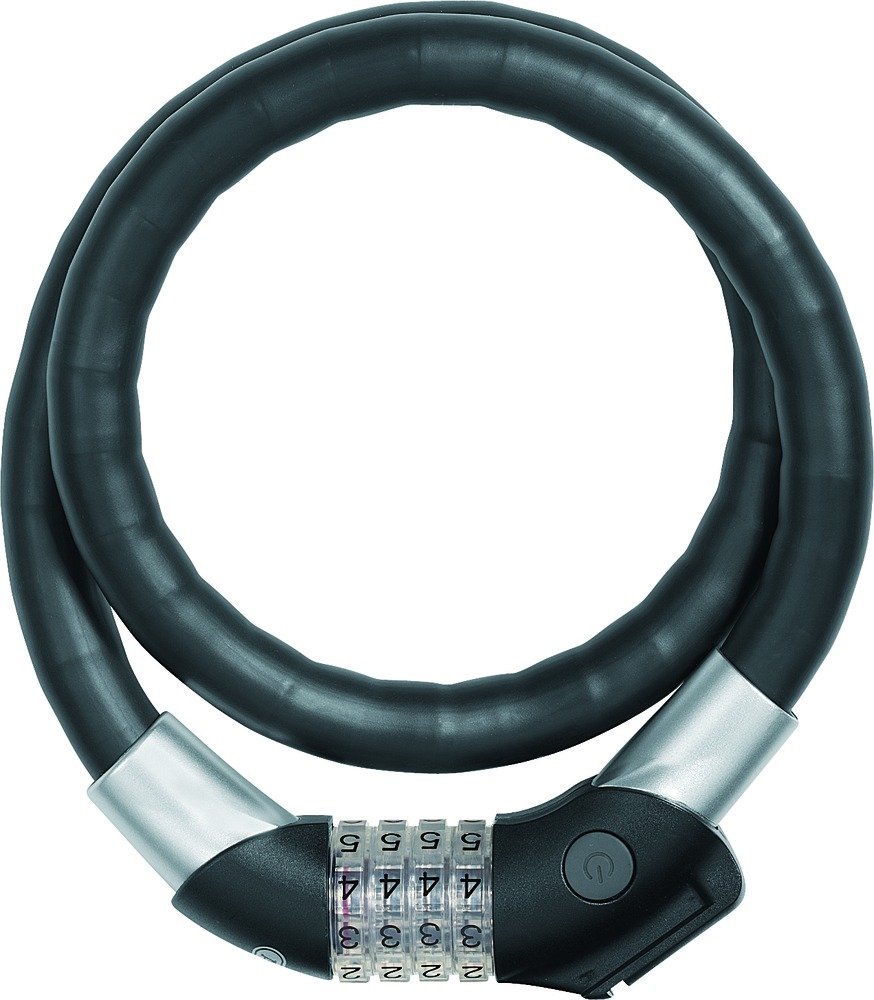 ABUS Steel-O-Flex Raydo Pro 1460/85 TexKF cable lock, Bike lock Set including TexKF bracket for the bike frame