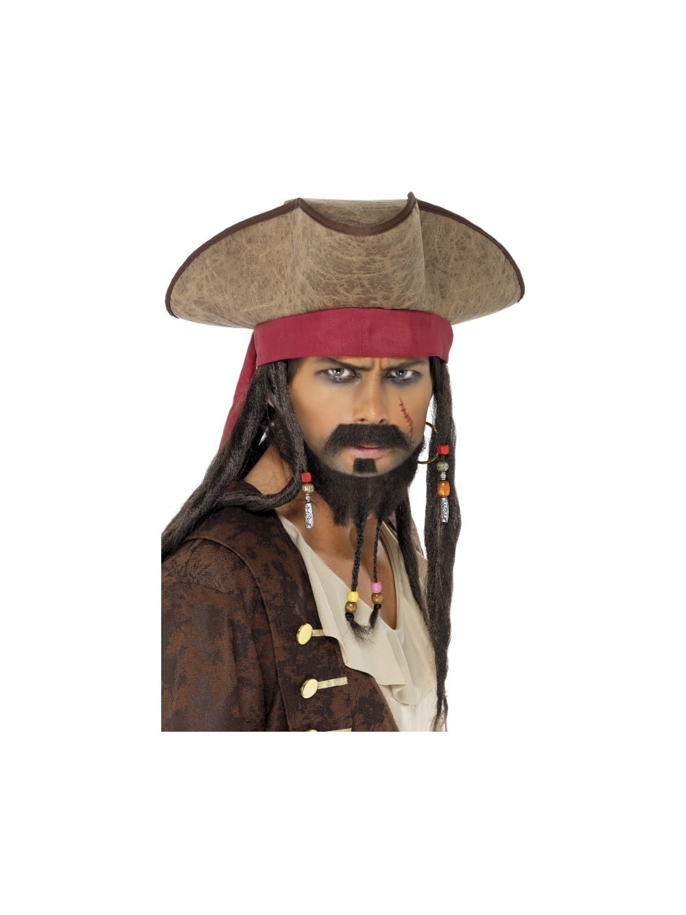 Smiffys Pirate Hat, 33626, One Size