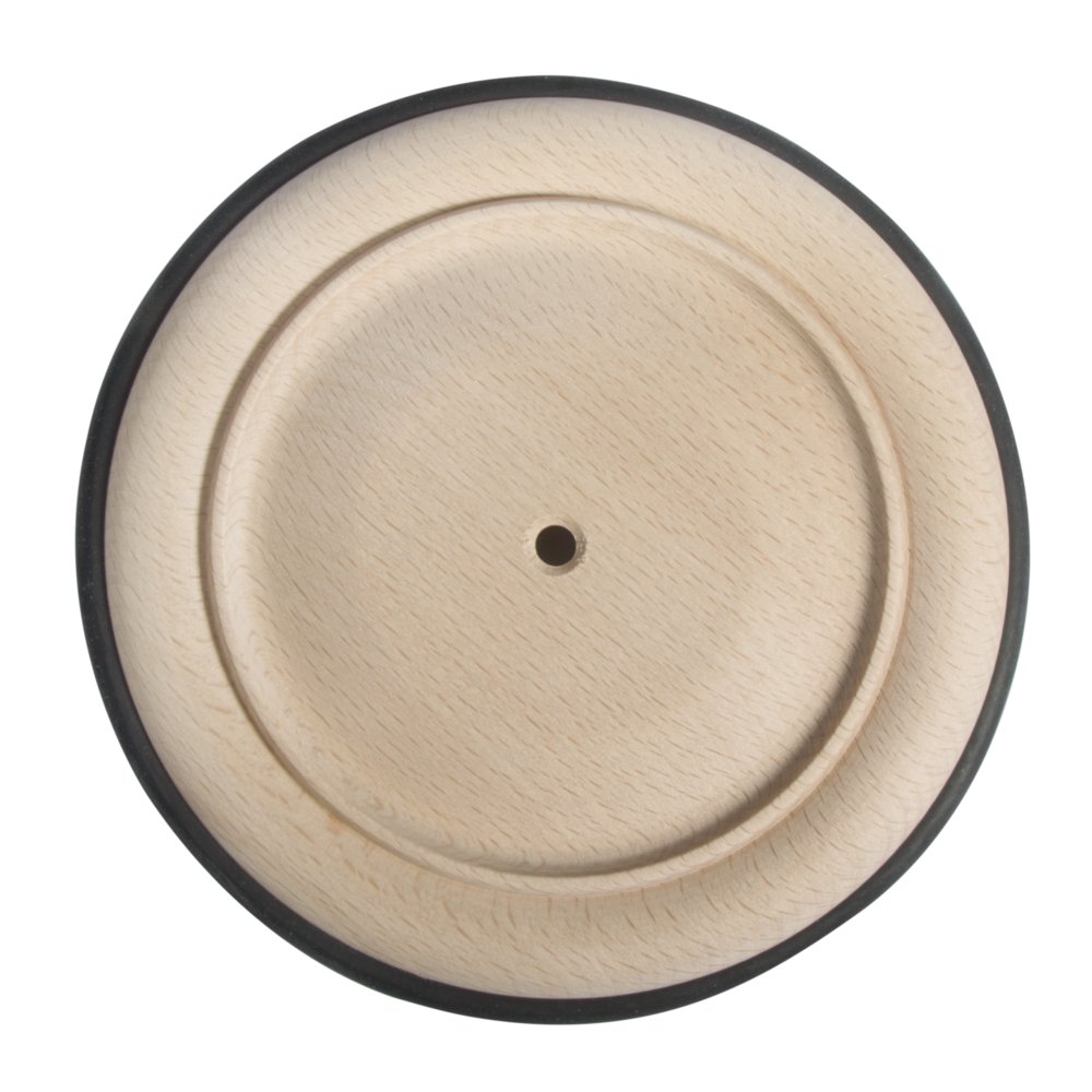 RAYHER Wooden Wheel with Rubber Edge, ø 140mm, 1.3 x 1.3 x 0.17 cm, Random Color - Image 2