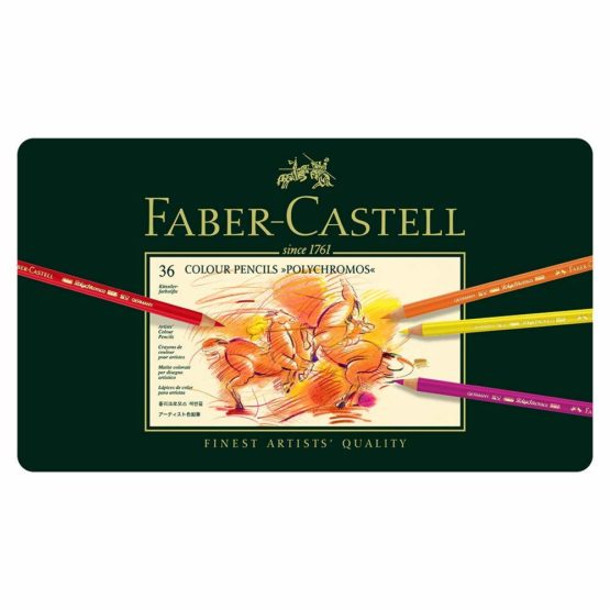 Faber-Castell Polychromos Colour Pencils Tin Of 36