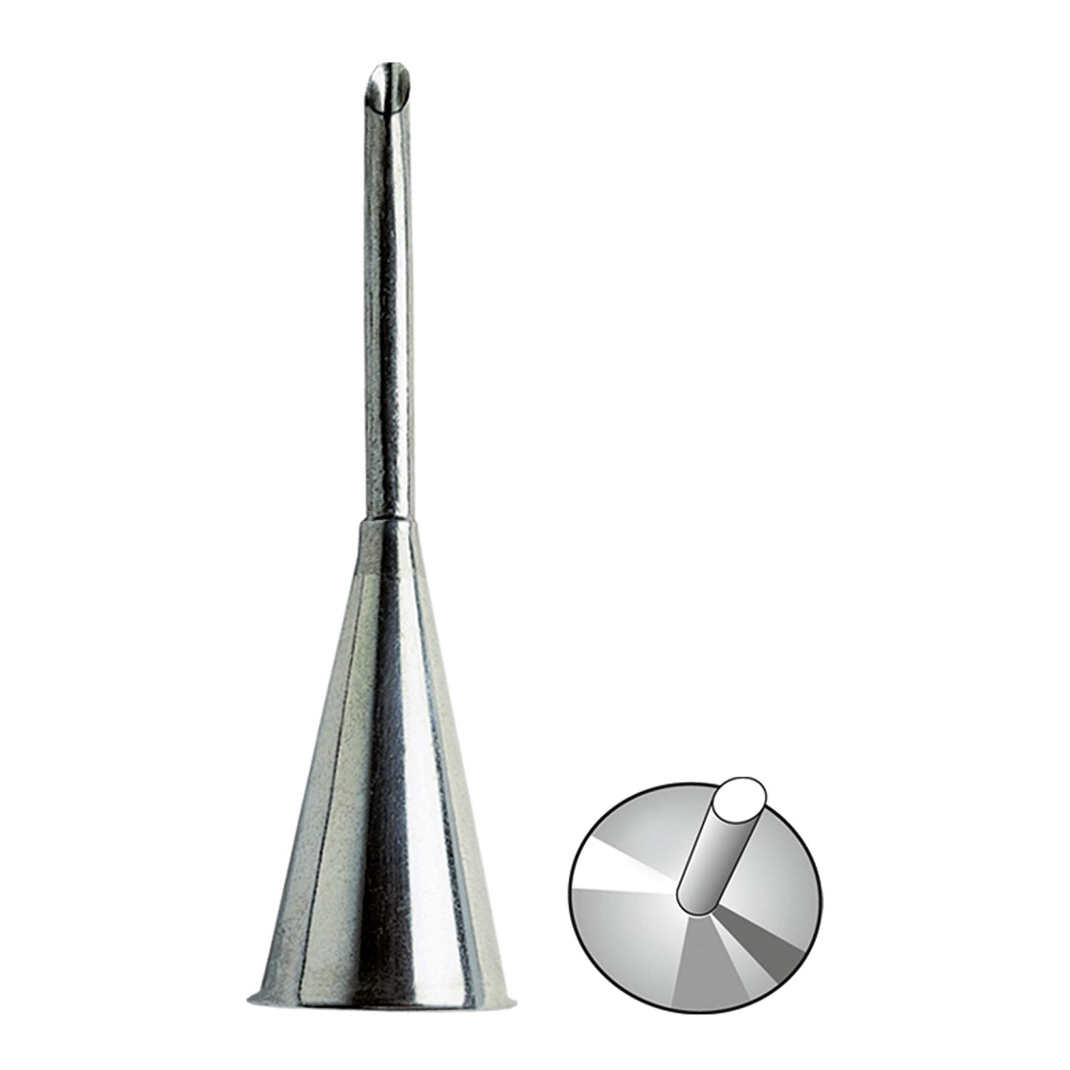 KAISER Professional Decoration Centre Filling Nozzle 4 mm Perfect Professional Quality from Stainless Steel No Edge or Seam with Printed Size Specifications