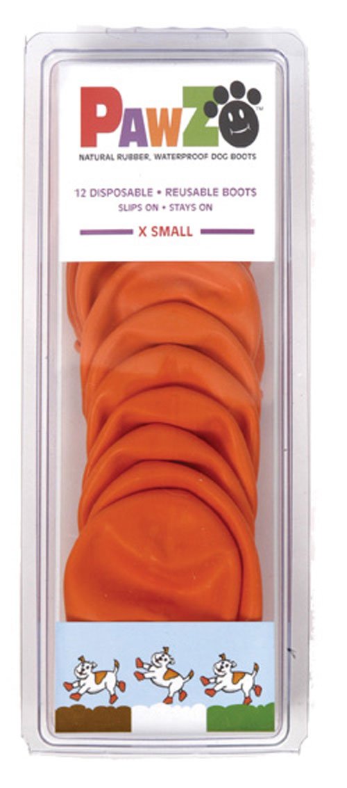 Pawz Dog - Dog Boots Oranges, X Small