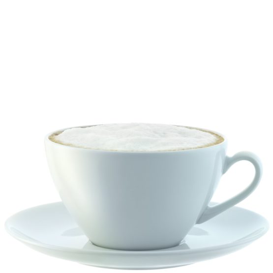 LSA DI07 Dine Cappuccino Cup & Saucer Curved 0.35L x 4 - Image 2
