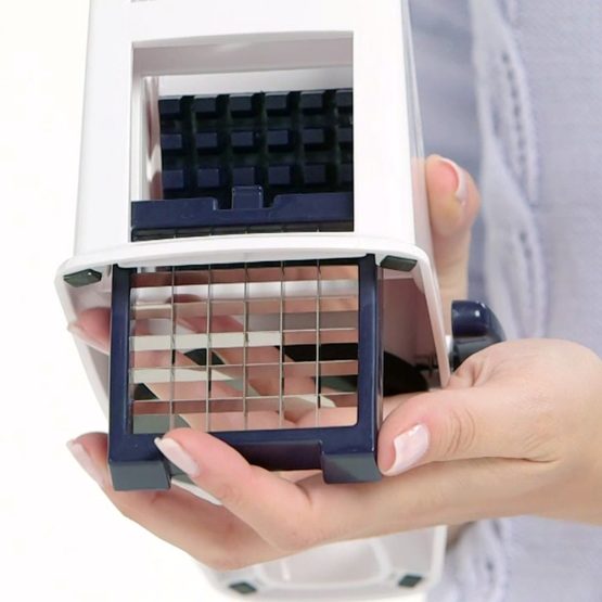 Metaltex "Patato Plus" Potato and Vegetable Cutter, Silver - Image 2