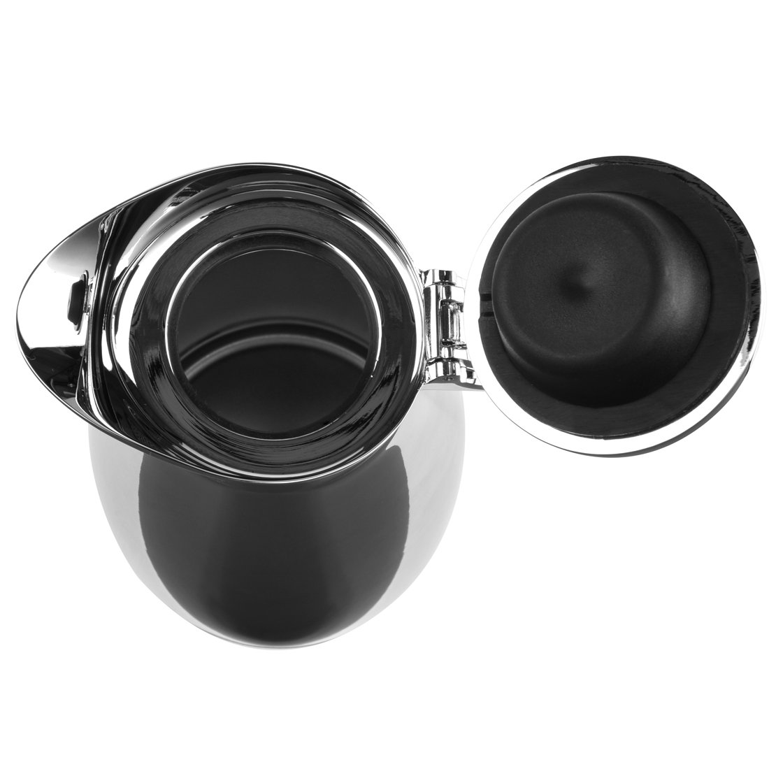 Emsa 502664 Eleganza dishwasher proof vacuum flask, 1.3 litres, stainless steel, Silver - Image 4
