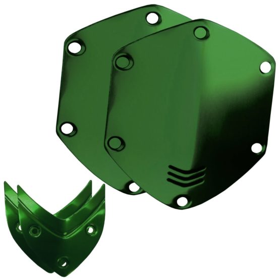 V-Moda Crossfade Over-Ear Headphone Metal Shield Kit - Hawk Green