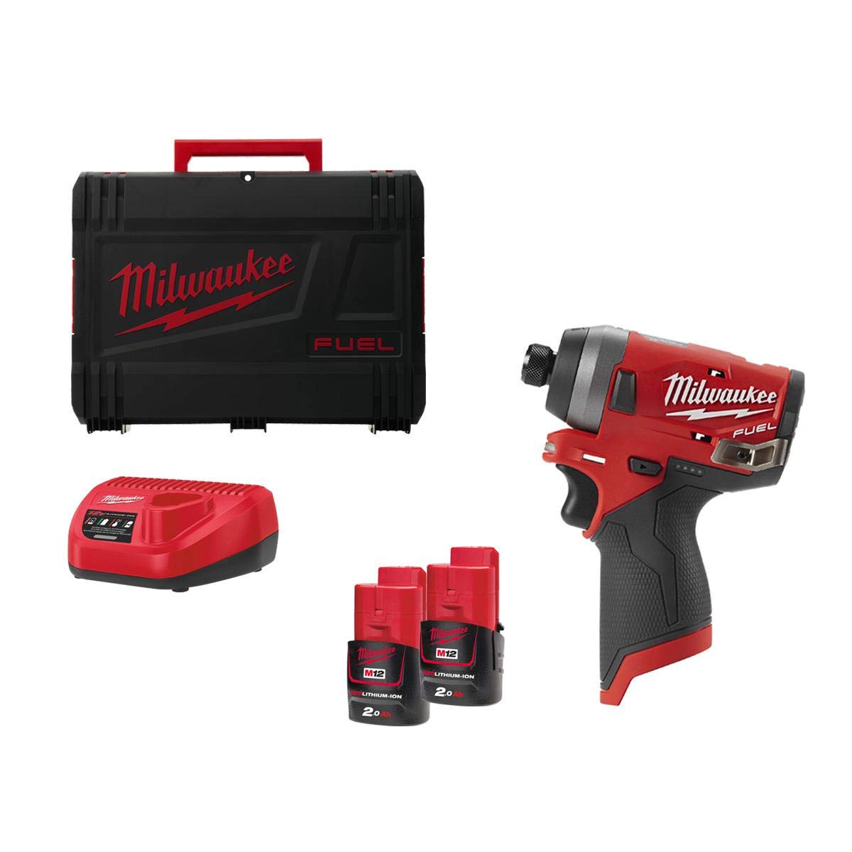 Milwaukee 4933459823, 12 V, Red/Black, 1/4_pollice