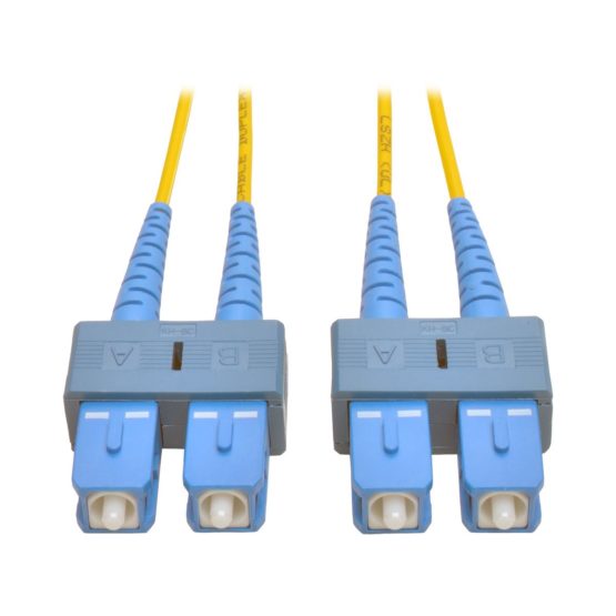 Tripp Lite 1M Duplex Singlemode 9/125 Fiber Patch Cable SC/SC 3ft (N356-01M)