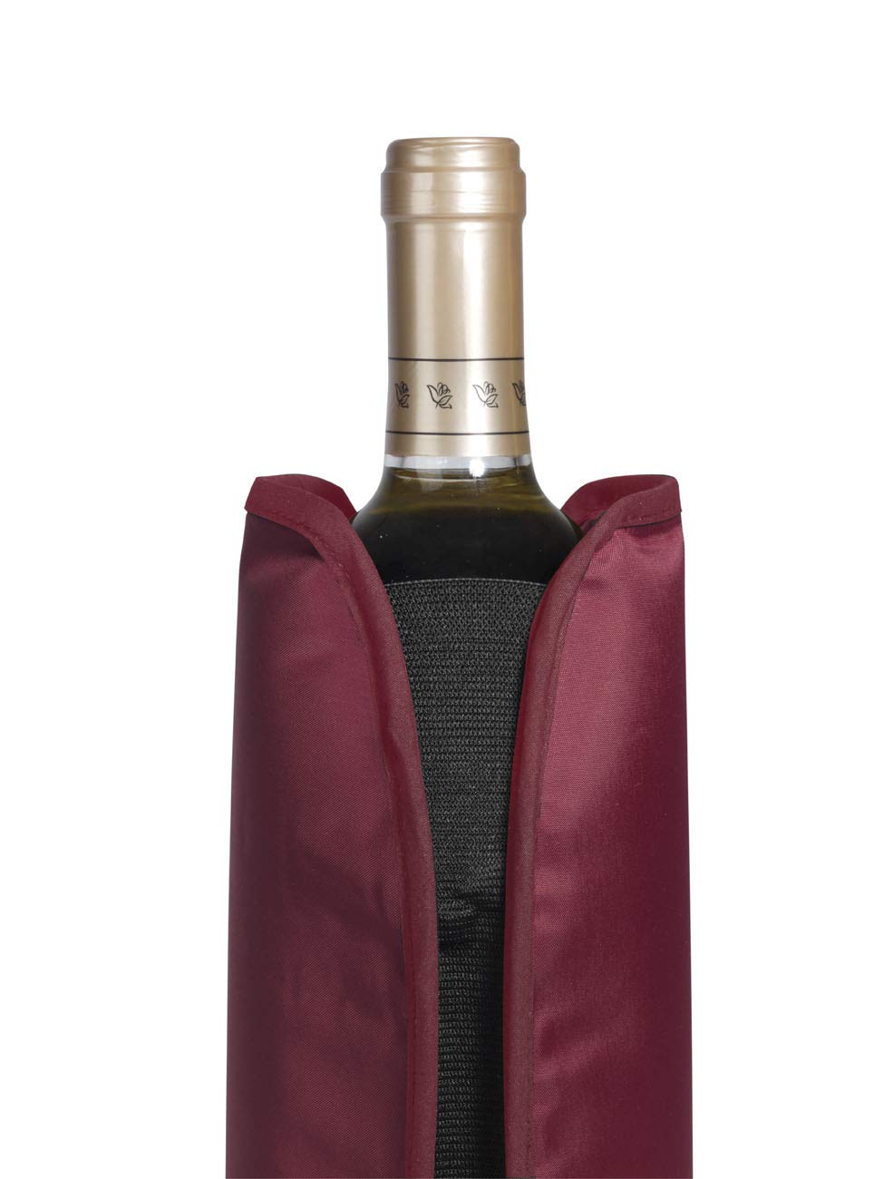 Le Creuset Wine Accessories Wine Bottle Cooler Sleeve - Burgundy, WA126L-75, 22 x 15.5 x 2.1 cm - Image 3