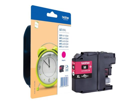 Brother LC-125XLM Inkjet Cartridge, Magenta, Single Pack, High Yield, Includes 1 x Inkjet Cartridge, Brother Genuine Supplies - Image 4