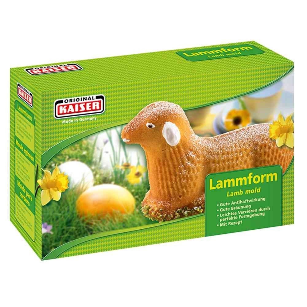 Kaiser 'Osterbäckerei' (Easter Bakery) 658902 Lamb-Shaped Cake Mould 0.7 L, Black, Lammform - Image 2