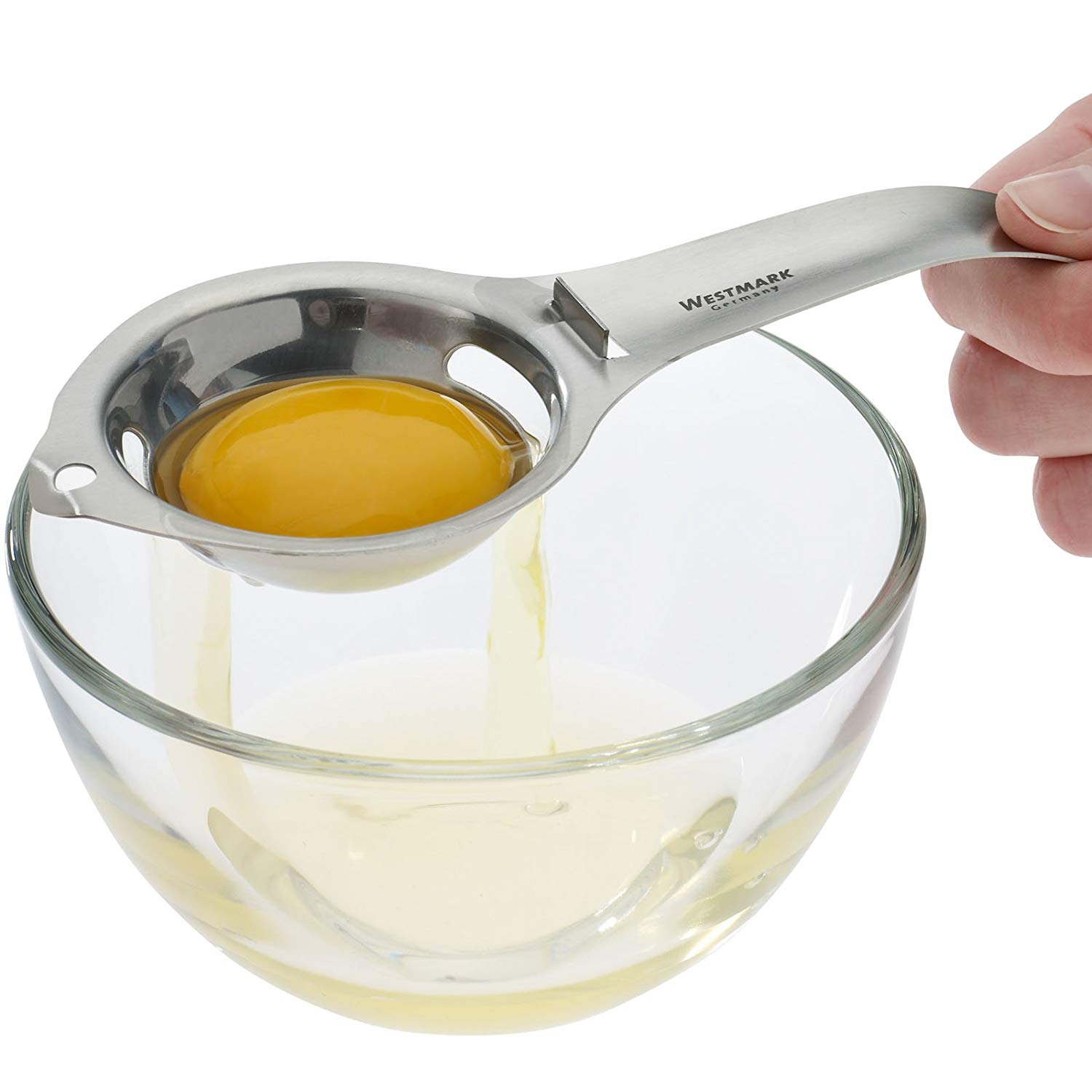 Westmark Egg Yolk Separator, Stainless Steel, Length: 16.7 cm, Silver, 10862280, 16.7 x 7 x 2.8 cm - Image 3