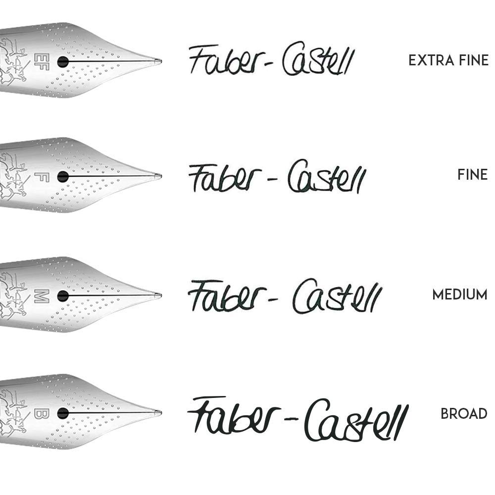 Faber-Castell Essentio 148442 Fountain Pen EF Nib Aluminium Blue - Image 3