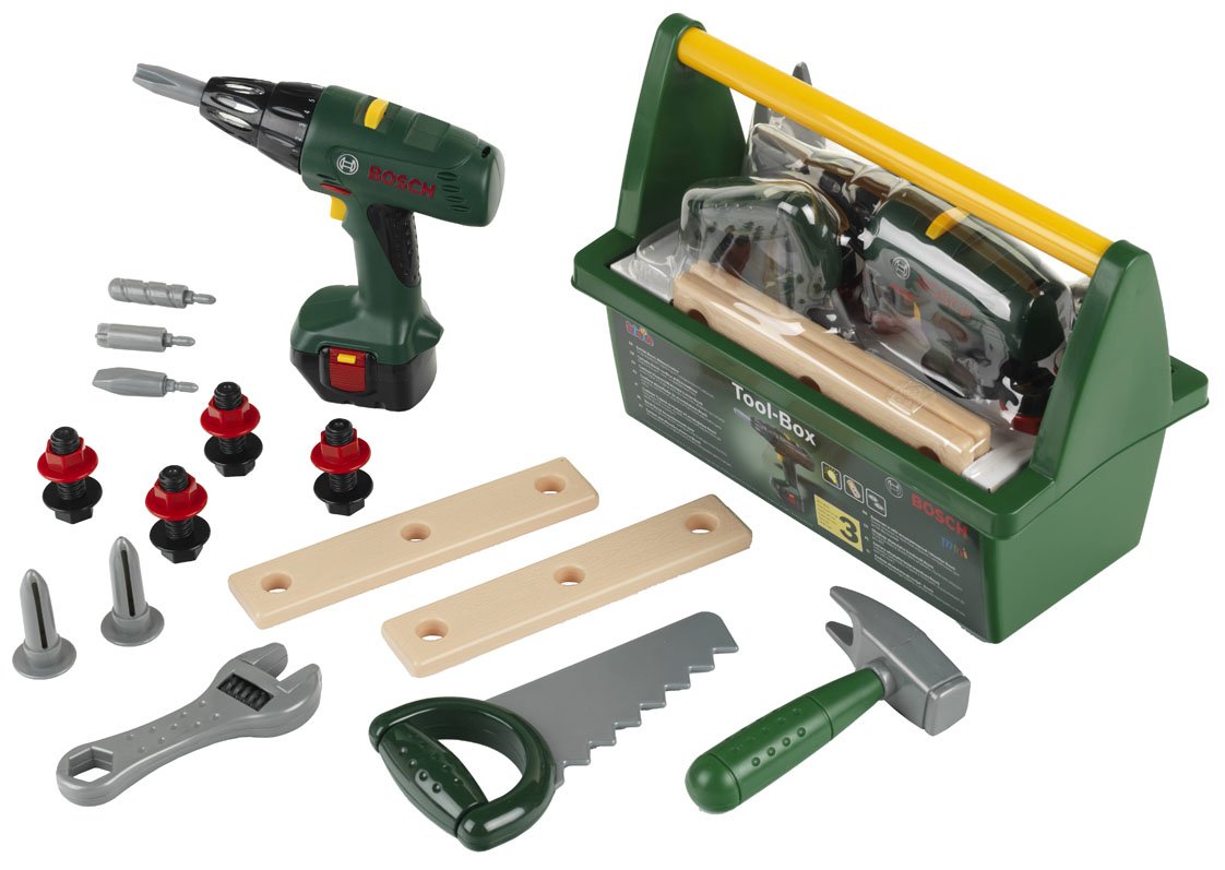 Theo Klein 8429 Bosch Tool Box I With saw, hammer