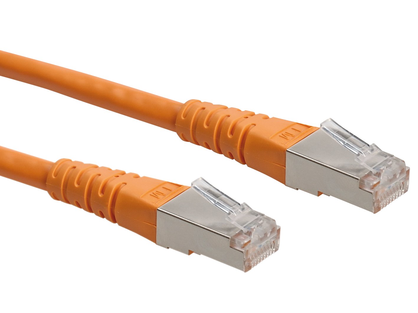 Roline 21151407 20 m S/FTP Cat 6 Ethernet Network LAN Cable with RJ45 Connector - Orange, Orange - orange