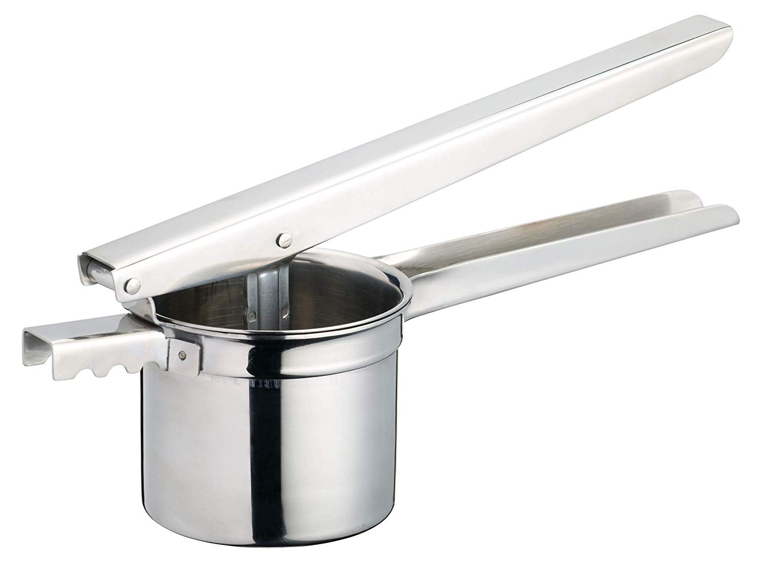 MasterClass Deluxe Stainless Steel Potato Ricer, 31 cm (12"), Silver, Argentée, 10.1 x 31 x 13 centimetres