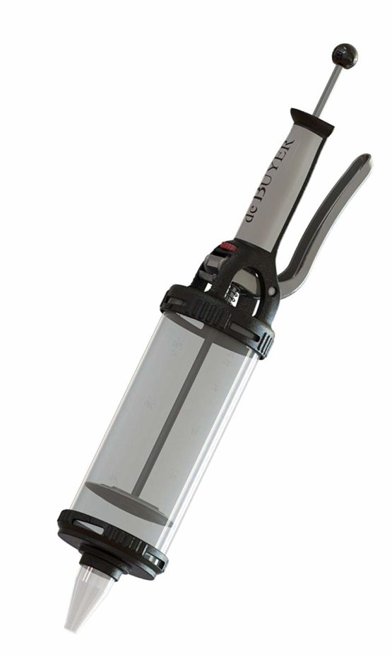 De Buyer Le Tube Piping Dispenser Two Nozzles, Transparent - Image 2