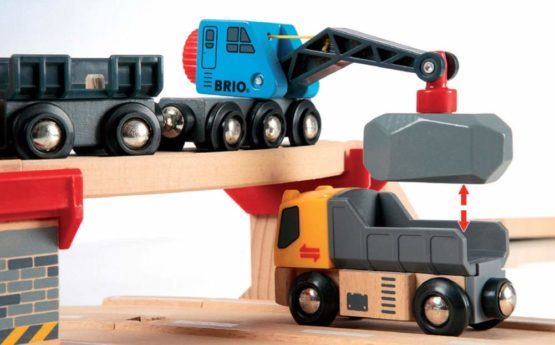 BRIO World Rail and Road Loading Train Set for Kids Age 3 Years Up - Compatible with all BRIO Railway Sets & Accessories - Image 3