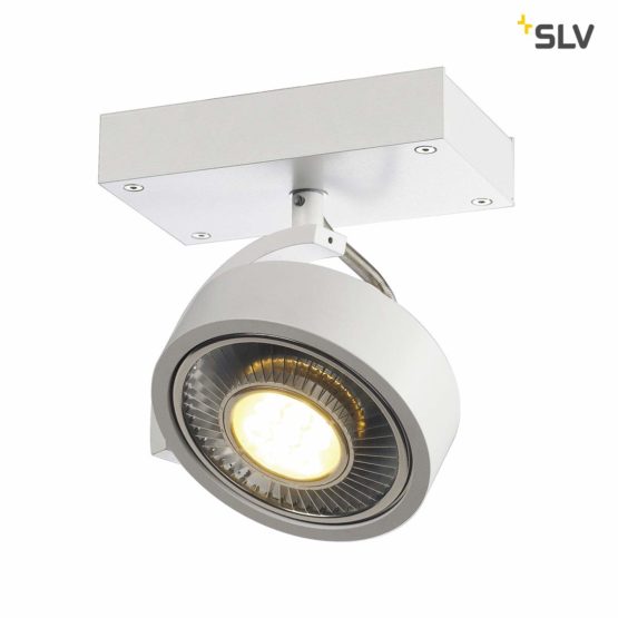 SLV KALU/Internal Illumination, Surface, Wall-Mounted Light, Ceiling spot / GU10 75W White, Aluminium, 75 W - Image 3