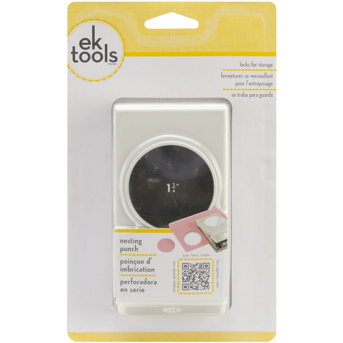 EK Tools EK Success 1.75 Inch Circle Punch, Light Grey, 1.75-Inch, 54-31002
