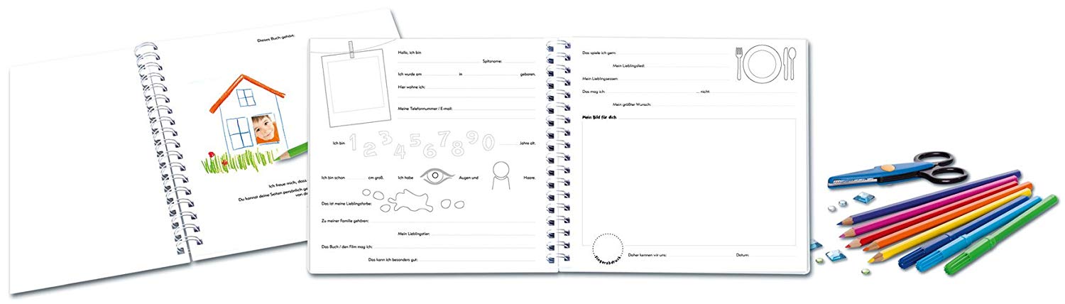 Folia 23700 Book Create Your Own Design, White, Medium - Image 2