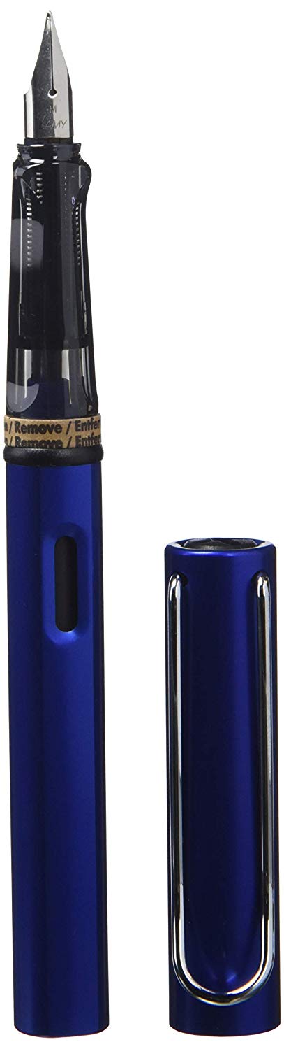LAMY AL-star oceanblue, Fountain Pen with ergonomic grip & polished steel nib in size M, lightweight aluminum body - Image 2