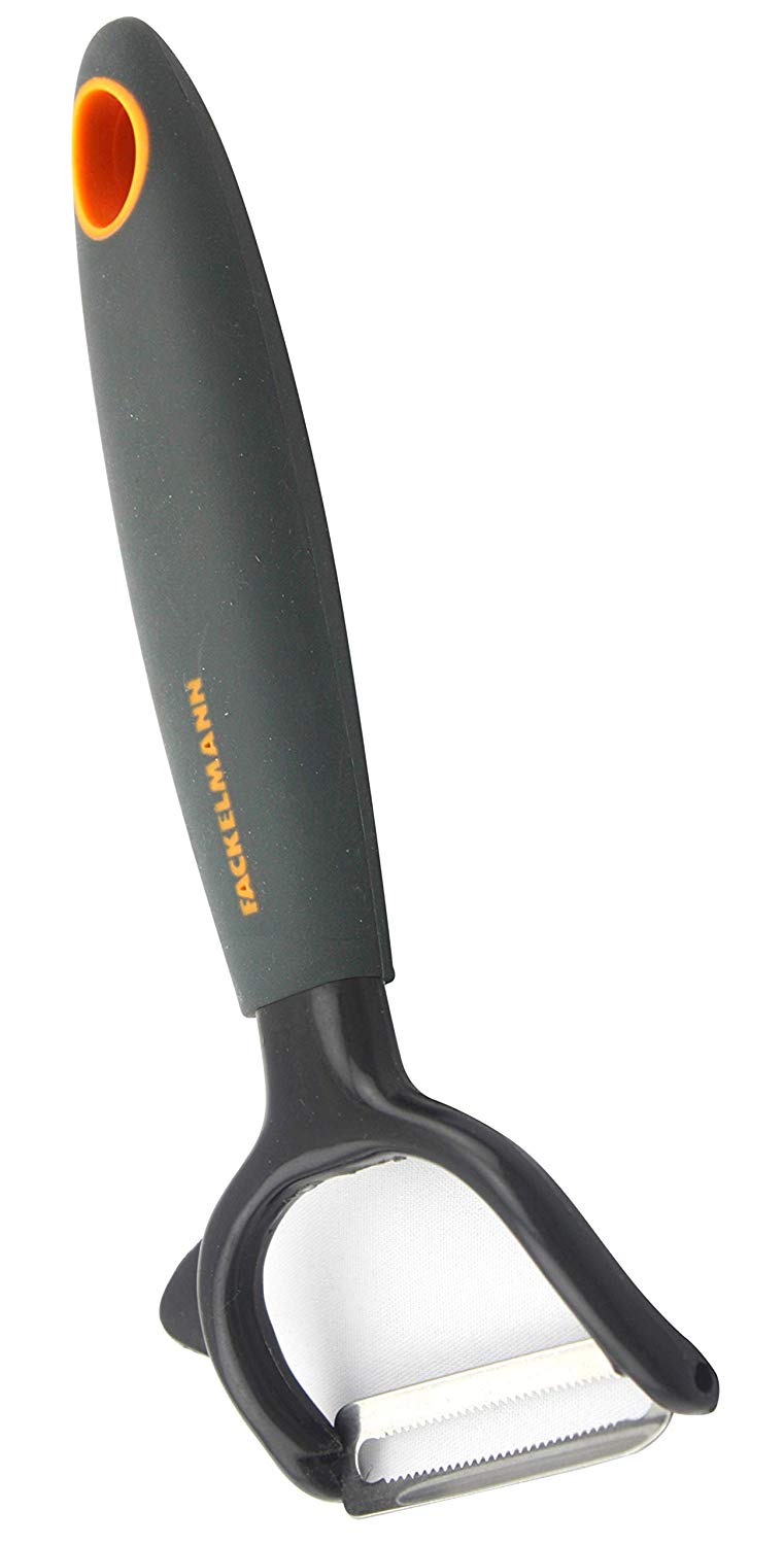 Fackelmann Y-Shaped Plastic Potato Peeler, Grey - Image 2