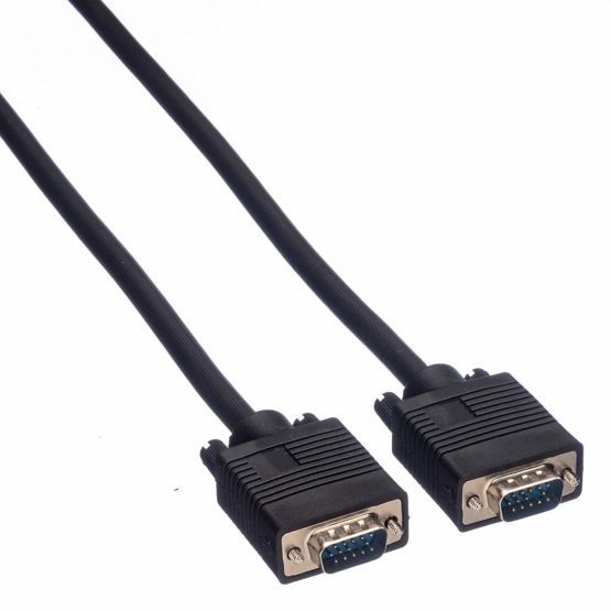 ROLINE VGA cable | Monitor cable with HD D-Sub connector For connection of laptop • Graphics card • Beamer l Black 6m - Image 3
