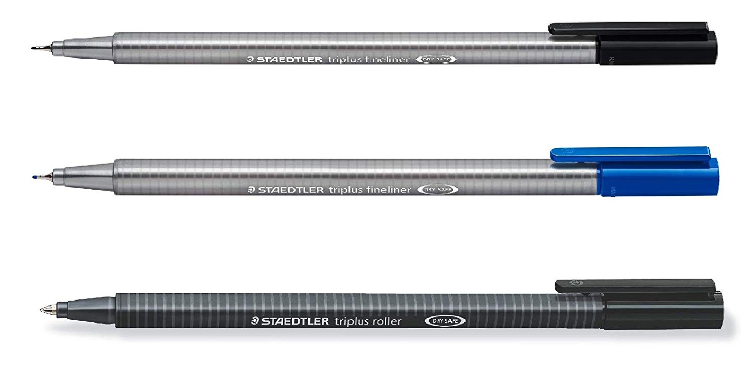 Staedtler 34 SB6B Standing (Super-Fine Felt-Tip Pen/Rollerball Pen/Ballpoint Pen/Highlighter/Ink Cartridge - Image 4
