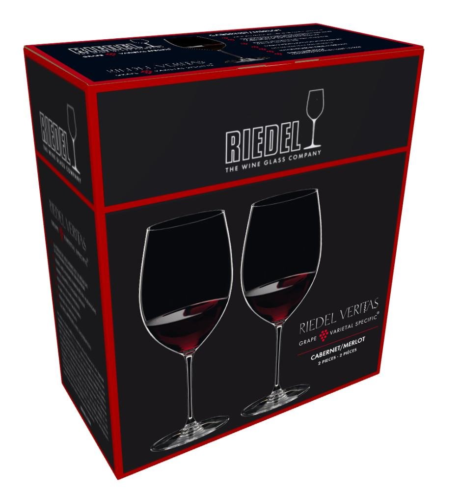 RIEDEL Veritas Cabernet/Merlot Set of 2, Transparent, 2 Count (Pack of 1) - Image 4