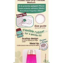 Clover Protect and Grip Thimble: Medium, Pink, 1