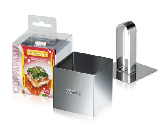 6cm Square Food Ring with Press