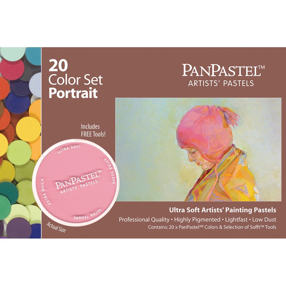 PanPastel 20 Colour Set - Portrait Set, Multicolor, 20 Count (Pack of 1)