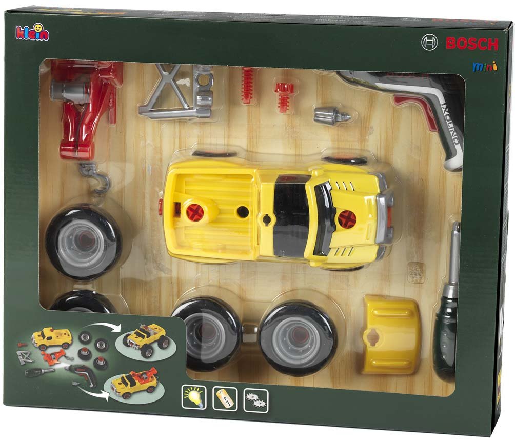 Theo Klein 8689 Bosch Truck Set I Truck can be assembled in 3 different ways I With battery-powered Ixolino I Dimensions: 18.5 cm x 13.5 cm x 10 cm I Toy for children aged 3 years and up - Image 2