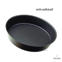 Paderno World Cuisine 7.125 Inch Non-Stick Plain Round Cake Pan