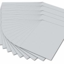 Folia 614/50 80 Photo Mounting Board 300 g / m², DIN A4, 50 Sheets, Light Grey