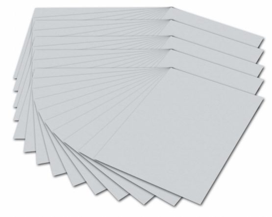 Folia 614/50 80 Photo Mounting Board 300 g / m², DIN A4, 50 Sheets, Light Grey