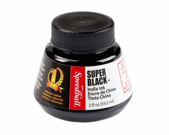 Speedball Art Products 1-Piece 2 oz Speedball Super Black India Ink