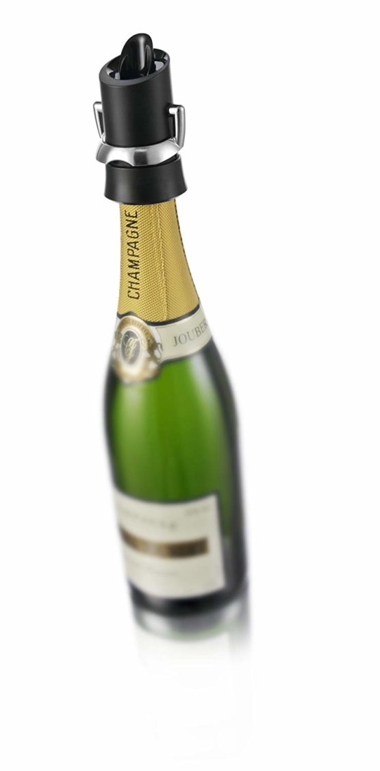 Vacu Vin Champagne Saver- Stopper & Pourer, Black, 2.08 oz. - Image 4